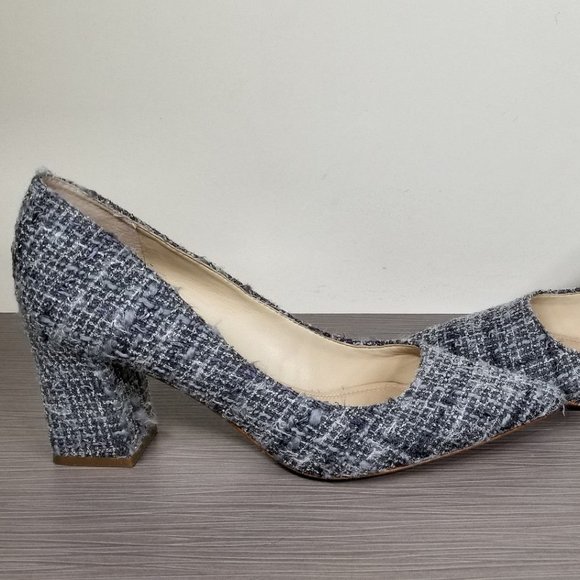 Marc Fisher Ltd Zala Pump, Black/Blue Fabric, Womens Size 9.5 M - Picture 7 of 10